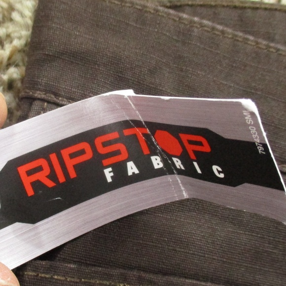 Wrangler Riggs Pants Men's 34x32 Brown Ranger Cargo Ripstop Relaxed Work Wear - Picture 7 of 10